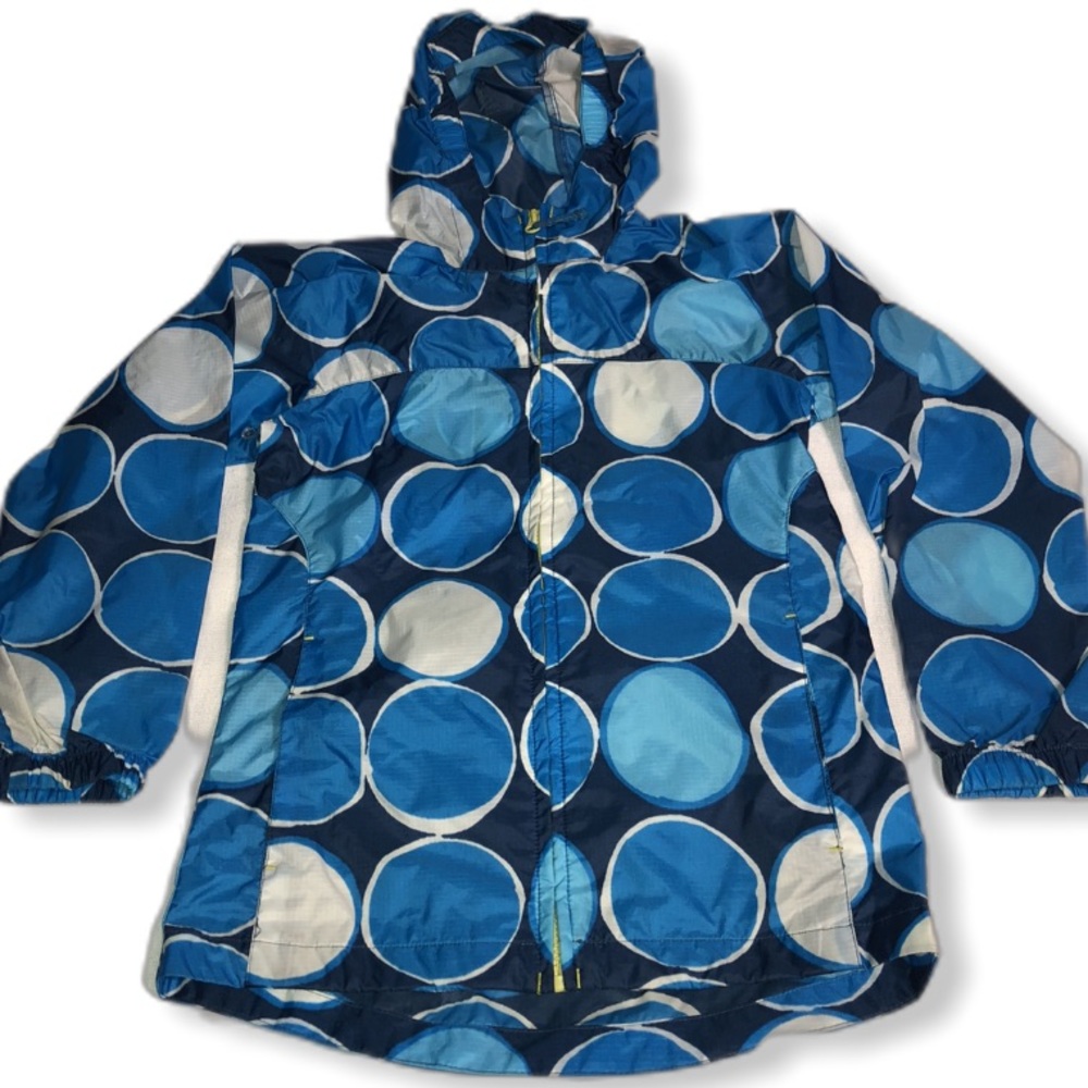 Lands End Blue Dot Windbreaker-Sz S